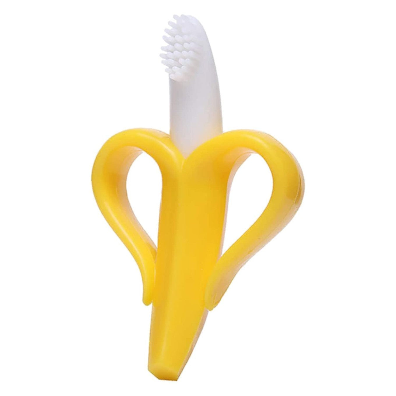 Banana Silicone Baby Teether Brush