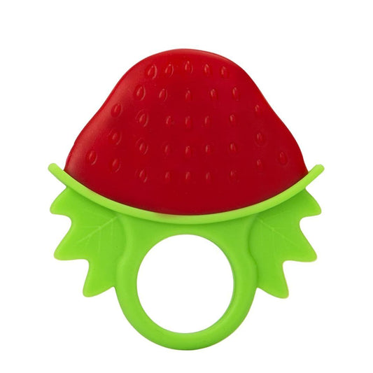 Strawberry Silicone Baby Teether